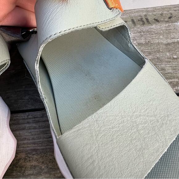 Sorel KINETIC™ IMPACT II SLING LOW SANDALS khaki green gray orange 9.5 - Picture 6 of 7